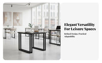 Industrial Design Booth Set Contemporary Vintage Aesthetic Corner Bench Table Set Easy to Clean Commercial Furniture for Homeowners, Families, Bar