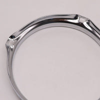 6 Inch Drum Hoop Polished Drum Hoop with 4 Holes Silver Hardware for Drummers