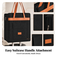 Front Pocket Travel Shoe Bag Multiple Pockets Trolley Sleeve Shoe Bag Portable