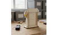 Hands-on Learning DIY Electric Rolling Door Kit Develops Logical Thinking Wooden Garage Door Model Improves Concentration Educational Toy Wirelessly Operated Controlled for Students, Kids, Classroom