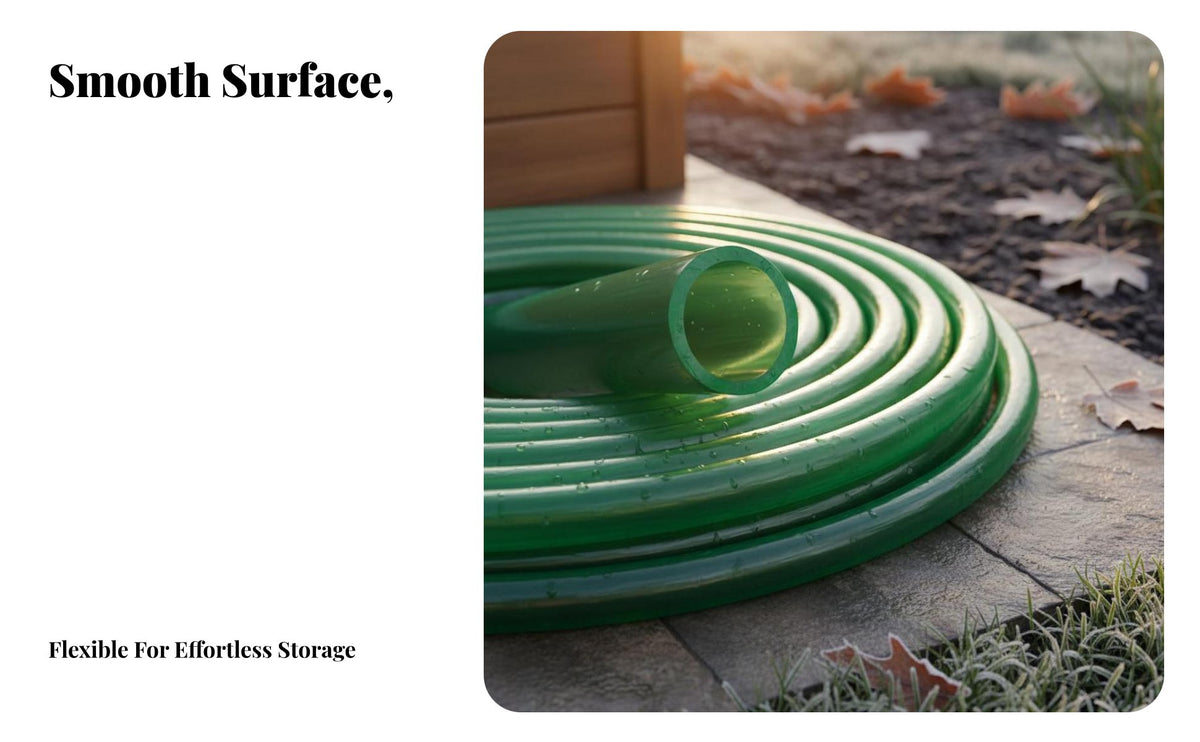 Green PVC Hose Flexible Water Hose Leak-Resistant Heavy Duty Water Pipe for Gardeners, Aquarium Hobbyists, Irrigation, Farm, Car Washing