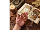 12 Sets Gift Set Wooden Prayer Beads Lightweight Wooden Mala Bracelet Calming Spiritual Jewelry Grounding for Meditation