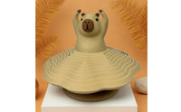 Whimsical 3D Printed Capybara Cute Capybara Figurine Mini Desktop Figure Stable for Study Space