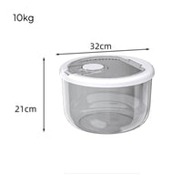 Moisture-Proof Rice Storage Container without Airtight Rice Container Transparent Body for Countertop, Kitchen Cabinet