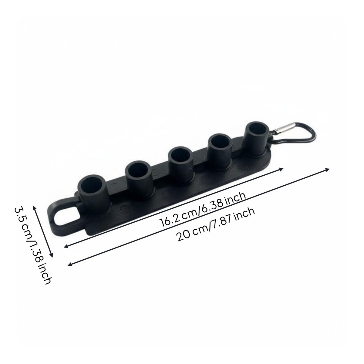 Nozzle Organizer with Carrying Loop Portable Nozzle Holder with Buckle for Mobile Cleaning Sets