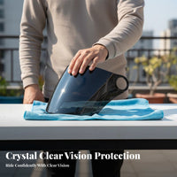 Helmet Visor Windproof Visor Sun Protection for Motorcyclists, Daily Commute