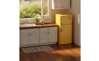 Double Door Dollhouse Refrigerator Realistic Design Miniature Fridge Opening Doors Toy Kitchen Appliance for Collectors