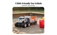 1:43 Scale Truck Model Die-Cast Friction Powered Construction Vehicle Sturdy Alloy Engineering Vehicle Collection for Children, Beach