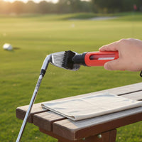 Press Type Water Spray Golf Brush Multi Function Golf Club Cleaning Brush Portable Sports Accessory Easy to Clean for Golfers, Driving Range