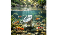 Underwater Light case with Bracket Waterproof Underwater Lamp Housing Adjustable For