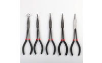 5 Pieces Extra-Long Reach Pliers Set Tie Strap Long-Nose Pliers Set Narrow Gaps