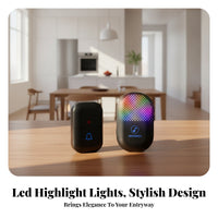Memory Function Wireless Entry Chime System Easy Installation Door Bell Set Speaker Grille Home Hardware Classic Style