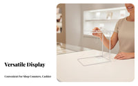 Countertop Display Stand Versatile Small Item Display Holder Space-Saving Countertop Hanging Rack for Retailers, Checkout Counters, Boutique, Showroom