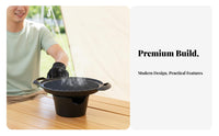 Easy to Clean Korean BBQ Grill Pan Compact Design Korean Design Grill Pan Fast Heating for Beginners, Couples, Outdoor, Camping, Picnic