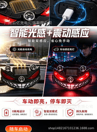 Solar Demon Eye LED Decorative Light for Car Rear Window