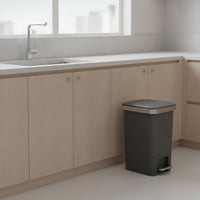 Step Trash Can Removable Pedal Bin Stable for Bedroom, Dorm Room