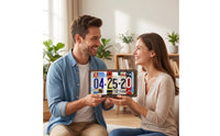 Vehicle Plate Plaque Rustic Wooden Plaque with Stand Multicolor Sign for Desk, Wedding