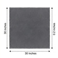 Double Sided Microfibre Towel and Car Drying Cloth, Thickened Coral Fleece and Deerskin Plush, Scratch-Resistant for Washing, Drying and Waxing