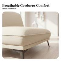 Foldable Design Folding Sofa Bed two-in-oneUse Armless Folding Futon Space-Saving transformable Furniture Adjustable Positions for Apartment Dwellers, Students, residents, Small areas, Living Room, Bedroom, Home beigeice