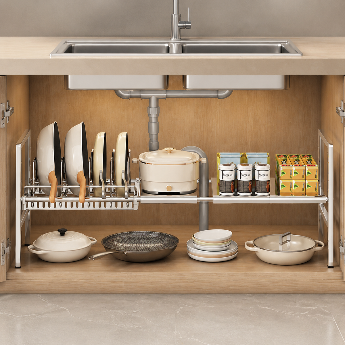 kitchen organizer rack