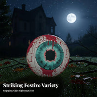 illuminateing pupilball Balloon Spooky Design Inflatable Decoration Photo professional grade for Yard