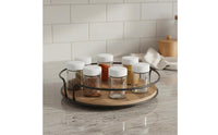 360° Effortless Rotation Rotating Tray Turntable Multi-Purpose Rotating Tray Organizer Space Saving Rotating Storage Tray Easy to Clean for Kitchen, Pantry, Bathroom, Tabletop