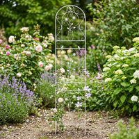 Vintage Iron Trellis 82cm, 55cm Width, Vine Plant Support, Set of 4, For Gardening