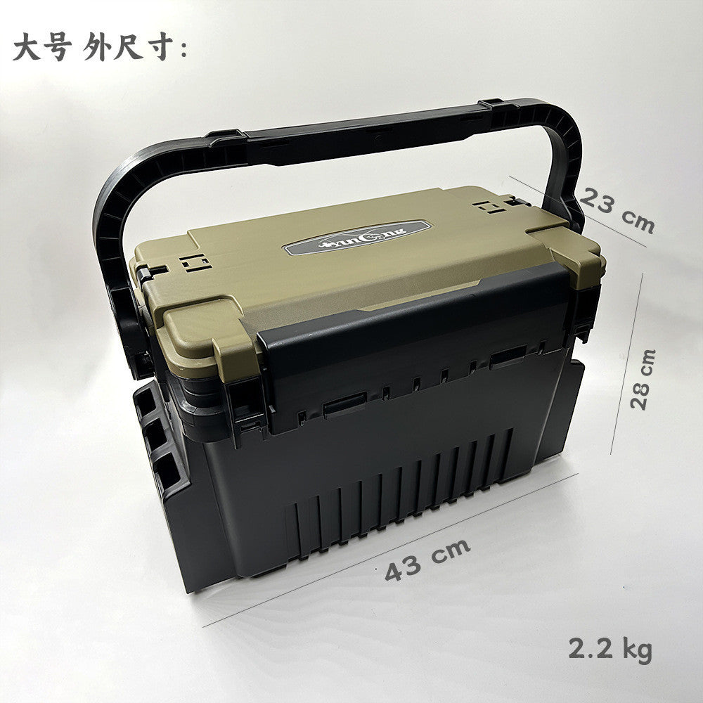 2025 New Large Multifunctional Fishing Box with Seat for Lure and Sea Fishing