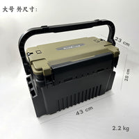 2025 New Large Multifunctional Fishing Box with Seat for Lure and Sea Fishing