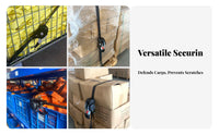 Tangle-Tangle-Less Automatic Retractable Tie-down Strap Long-Lasting Self-Retracting Cargo Strap Easy to Use for Movers, Hauling Vehicle