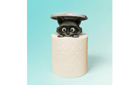 Raccoon Bathroom Tissue Holder Playful Bathroom Accent Quirky for Shelf Display