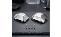 Chassis Bridge Guard Plate Kit Stainless Chassis Reinforcement Cover Kit with Screws Low-Profile Skid Plate for Garage Tuning