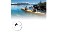 50 Pieces Black Kayak Rivets Slim Blind Rivets Sturdy Fasteners Lightweight for Kayakers