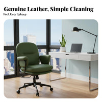 Highspinal support Upholstered managerial Chair 360-Degree rotate Upholstered Rolling Armchair Ergonomic Design Office Furniture Padded Seat for Home Users, Professionals, managerials, Study Room, Bedroom