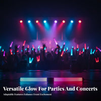 Illuminated Stick 15 Hues Wireless Control Cheer Stick Color Changing Illuminated Rod Customizable Symbol Idol