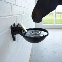Automatic Horse Waterer Easy to Clean Stable Water Dispenser Cast Iron Livestock Drinking Bowl for Barn