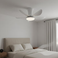 Overhead Fan Chandelier Light Quiet Chandelier Fan Dimmable Home Lighting for Bedroom