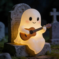 Specter Night Light Halloween Specter Lamp Warm Glow Figurine for Kids, Teens, Bedside Table, Bedroom, Desk