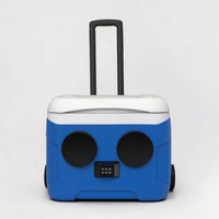 Ice Chest with Speaker Portable Wheeled Hard Ice Chest Insulated Rolling for Beach