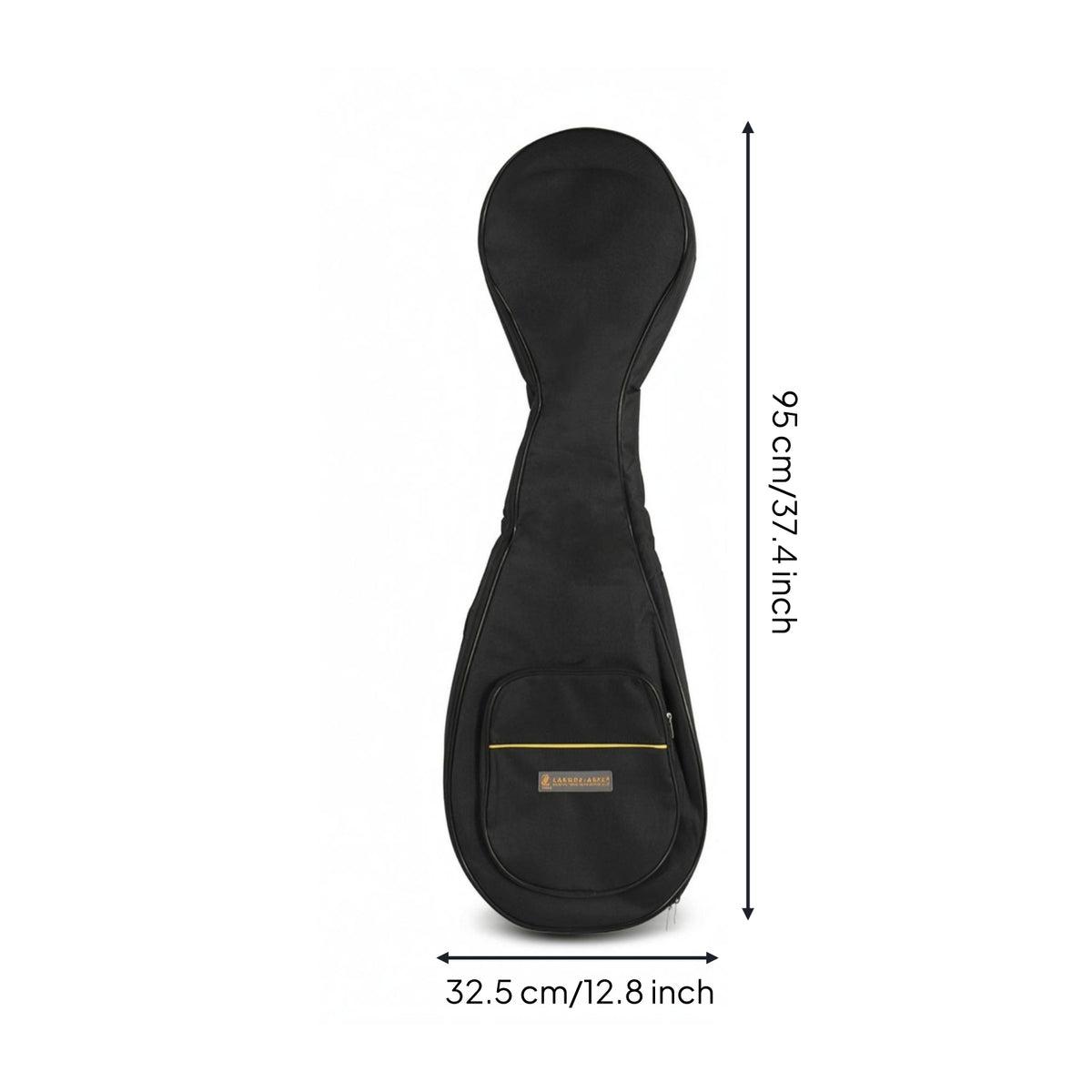 Padded Pipa Case Reinforced Waterproof Pipa Bag Front Music Accessory Pocket Accessory for Transport, Travel
