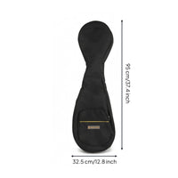 Padded Pipa Case Reinforced Waterproof Pipa Bag Front Music Accessory Pocket Accessory for Transport, Travel