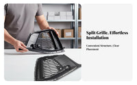 Front Lower Grille Direct Replacement Lower Vent Grille Sporty Look Automotive Exterior Accessory for Vehicle Restoration, Car Repair for