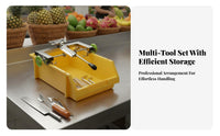 Manual Pineapple Skin Remover Machine Removes Skin and Cores Simultaneously Professional Pineapple Peeling Tool Food Processing