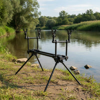 Carp Fishing Rod Holder System Stable Multi Rod Fishing Stand Portable for Anglers