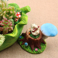 Cartoon Forest Mushroom Tree Stump Stool Chair for Photography Props and Home Decor