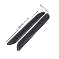 2 Pieces Bumper Protector Strip Weather Resistant Automotive Accessory