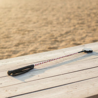 Lightweight Riding Crop with Wrist Loop Textured Grip Glitter Riding Crop Slim Whip Easy to Handle for Equestrians, Junior Riders
