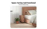 Space-Saving Narrow Gap Cabinet Mobile Design Household Storage Minimalist design Rolling Cart Multi-Functional for Apartment Dwellers, Homeowners, Students, Small Spaces, Gaps Between Furniture, Living Room, Bathroom