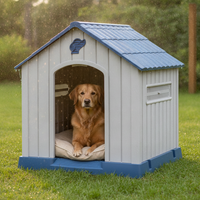 Outdoor All-Season Dog House for Medium to Large Dogs - Weatherproof & Insulated Pet Shelter