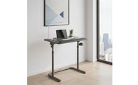Multi-Functional Adjustable Overbed Table Multifunctional Portable Laptop Desk Sturdy Metal Frame Tilting Overbed Table Heavy Duty for Students, Elderly, Wheelchair Users, Bed, Bedroom, Living Room